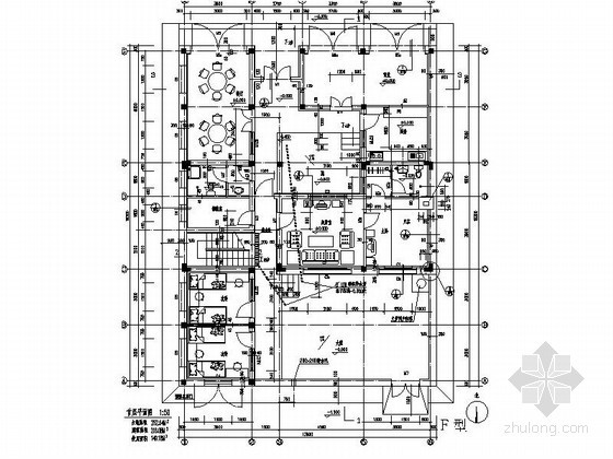 [北京]平谷某二层中式别墅建筑扩初图（216平方米、F型）- 