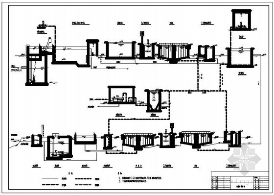 江苏四合院设计图资料下载-江苏某污水处理厂设计图