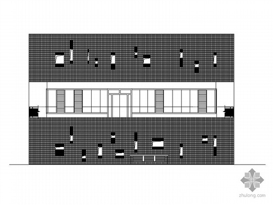 住区高层建筑施工图资料下载-某金海湾住区三层会所建筑施工图