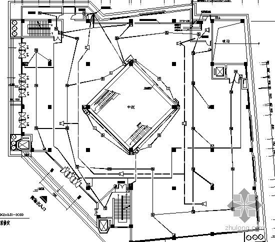 百货商场建筑图资料下载-某百货商场全套电气消防图