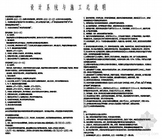 厂房通风空调工程案例资料下载-某甲壳素胶囊生产车间空调工程图