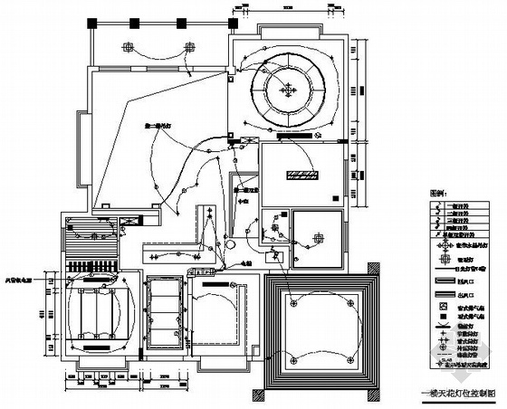 欧式二层别墅的图纸资料下载-某二层别墅装修电气图纸