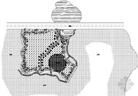 园路规划平面图资料下载-武乡某景点规划平面图