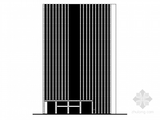 现代高层双塔式办公楼资料下载-[上海]高层公寓式办公楼建筑设计施工图（含结构施工图 190余张图纸）