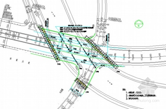 48米标准道路横断面资料下载-[福建]30m-60m变宽度三方向斜交异型T字钢箱梁桥施工图193张（知名大院）