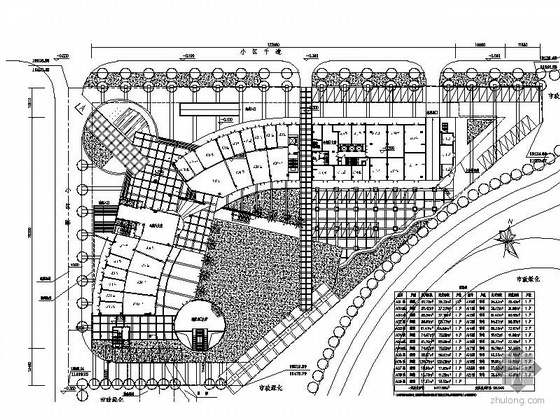 三层商业建筑cad资料下载-[深圳]某三层综合商业建筑CAD方案图