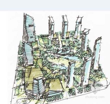 城市综合体的规划设计资料下载-[昆明]现代商业综合体规划设计概念方案文本