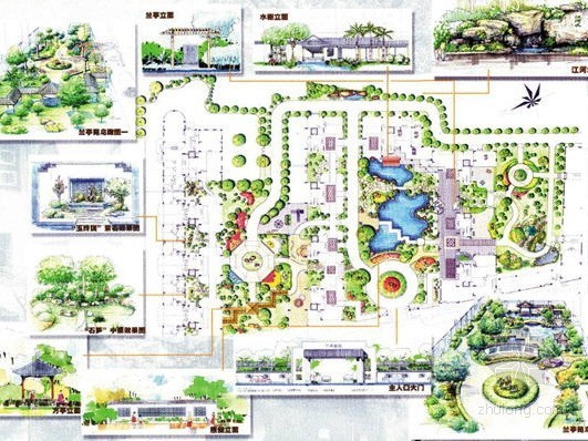 建材市场建筑规划设计方案资料下载-小区规划设计方案