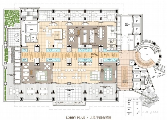 现代五星级酒店方案资料下载-[海南]国际著名现代五星级酒店室内设计方案