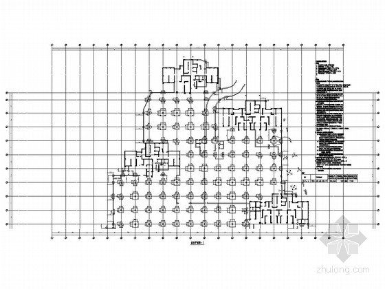 30米跨单层轻钢结构车库资料下载-[天津]地下单层混凝土框架结构地下车库结构施工图