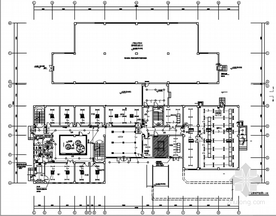 [湖南]2016年城市两舱三舱综合管廊施工图纸850张（工艺土建 设备 控制中心）-照明平面图