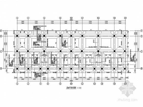 客运站候车厅平面图资料下载-七层客运站综合住宅楼结构施工图