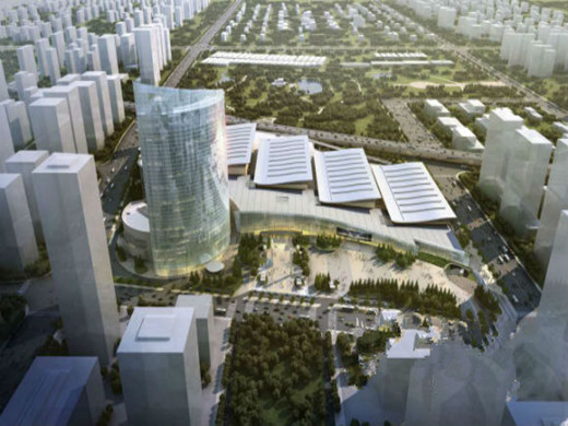 会展中心建筑工程造价资料下载-济南西部会展中心开工建设，投资59亿元！