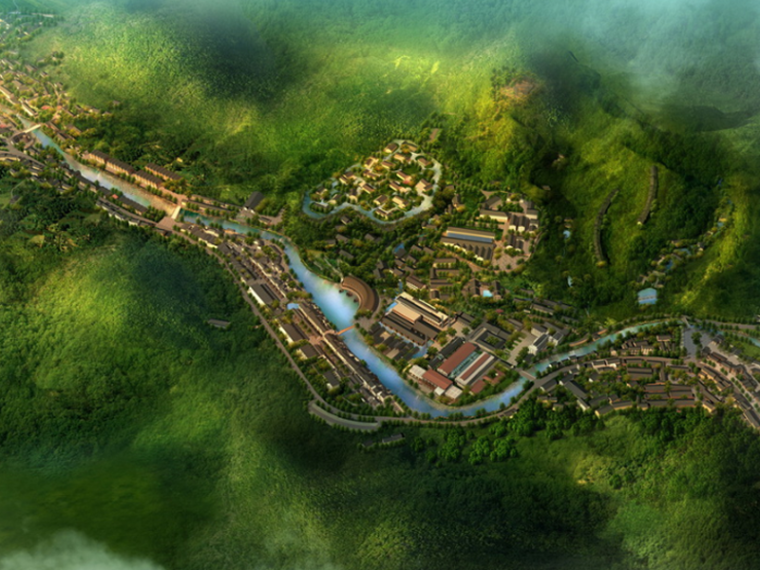 禅意特色小镇规划设计资料下载-[浙江]青瓷特色旅游小镇规划设计