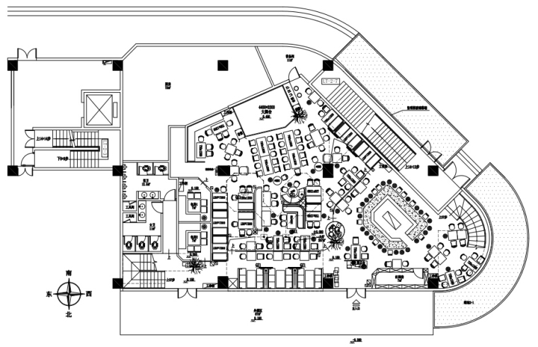 桥架平面立面图资料下载-[郑州]胡桃里PDF施工图（附电气图、给排水）