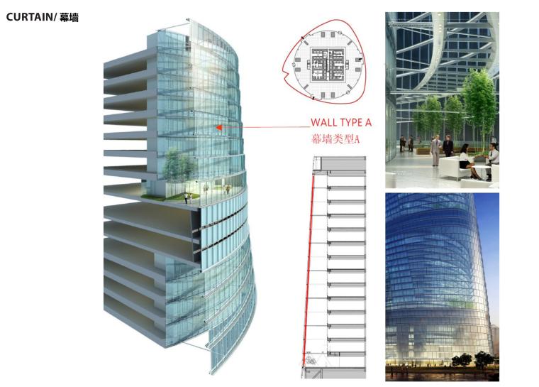山水城市会展中心设计方案文本/MAD（PDF）-方案一幕墙节点