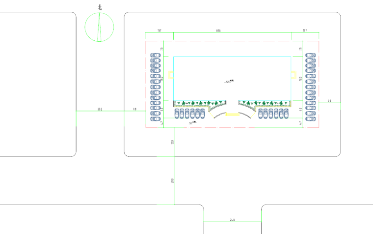 钢框架办公楼毕业设计（计算书pdf、建筑、结构图）_1