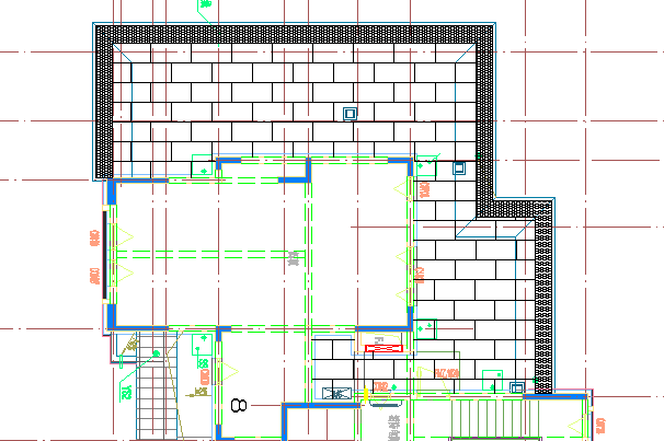[天津]普通商品房施工屋面工程施工方案（37页）-11 140户型平屋面处保温板布置