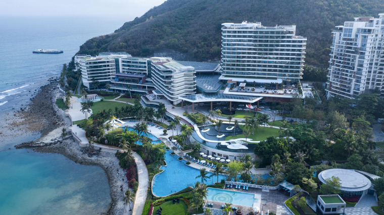 三亚鲁能JW万豪酒店景观-031-talk-to-the-sea-jw-marriott-hotel-sanya-dadonghai-bay-china-by-wr-group