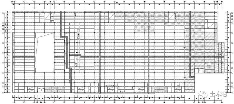 抗震缝平面cad资料下载-大型购物广场超长结构无缝设计
