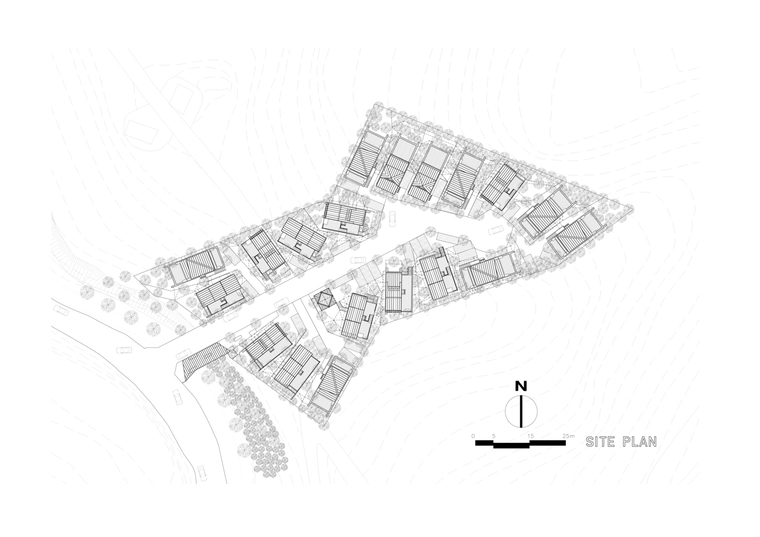 韩国星辰菲欧里联排别墅-SITE_PLAN