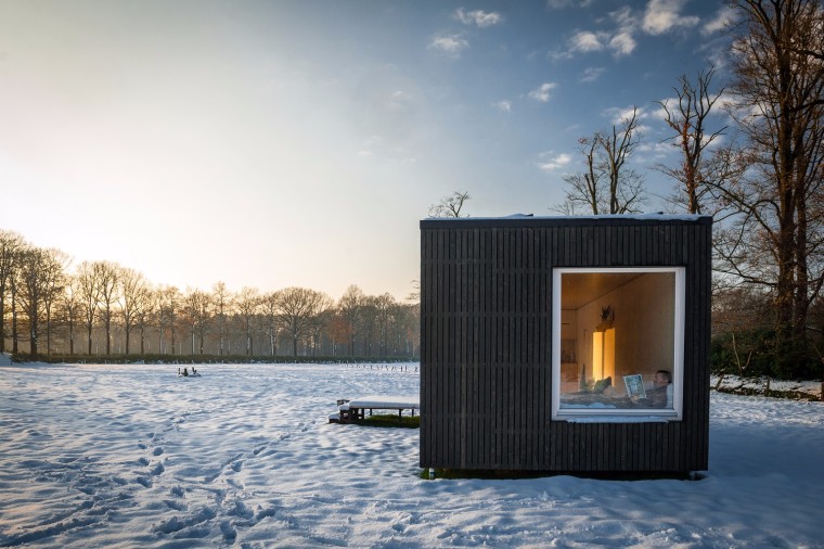 可移动房产资料下载-比利时能移动的生态小木屋