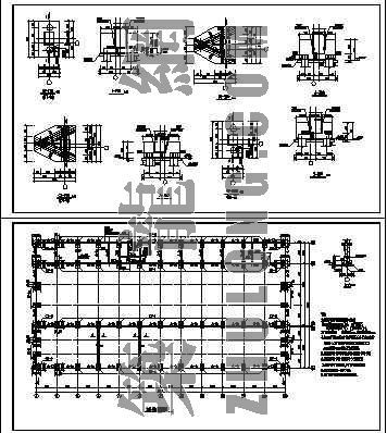 承台配筋绘图程序资料下载-承台平面图以及承台配筋图