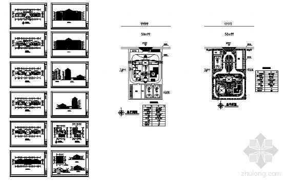 某五层武警营房及食堂建筑设计方案图-4