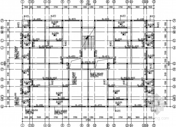 两层自建资料下载-自建移民房框架结构施工图