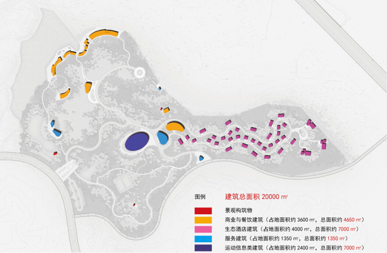 [安徽]大型户外运动基地规划设计方案文本-大型户外运动基地分析图