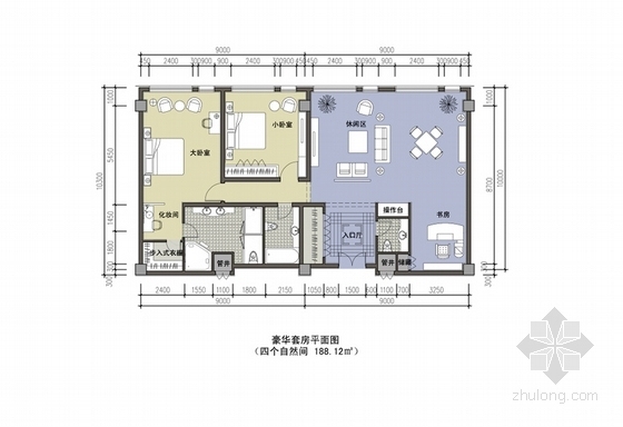 [鄂尔多斯]黄河文化主题星级山地酒店建筑设计方案文本-黄河文化主题星级山地酒店各层平面图