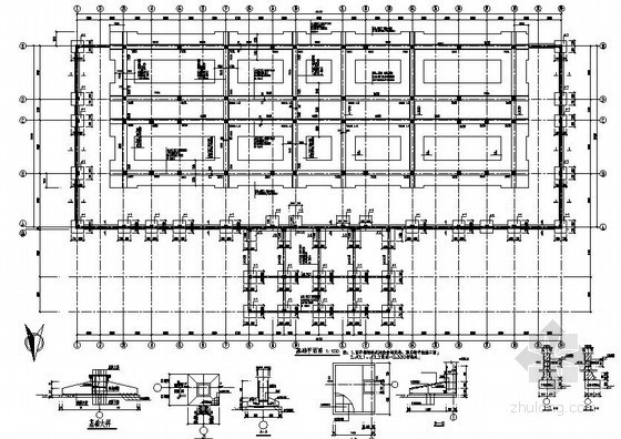襄城区土地利用总体规划图资料下载-襄城县某6层教学楼结构设计图