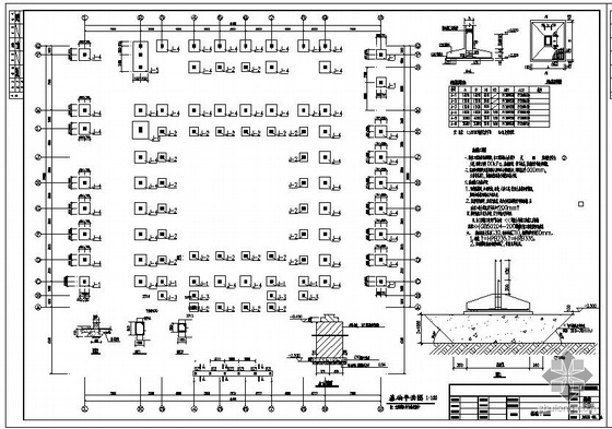 古建寺院CAD设计图资料下载-某框架古建祠堂结构设计图