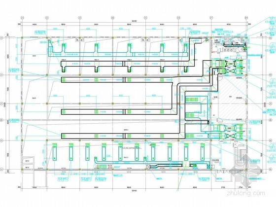 文化建筑建筑施工图资料下载-[深圳]多层文化建筑空调通风系统设计施工图（大院设计）