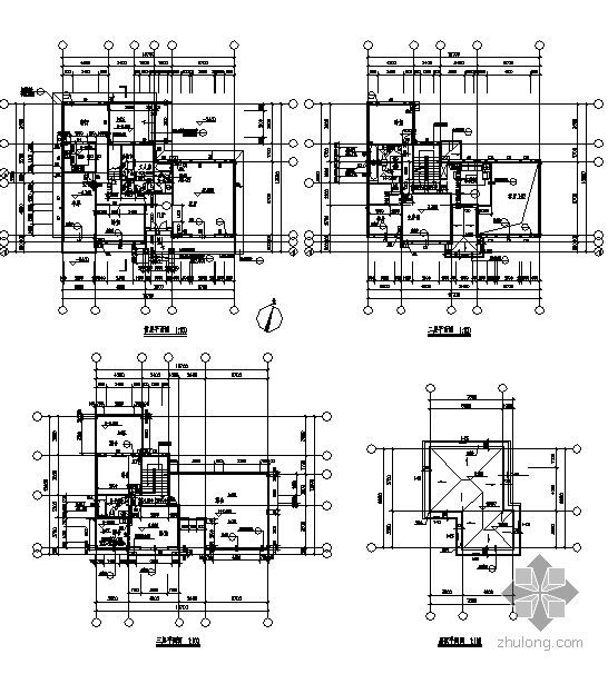 [东莞市]某豪园三期别墅区（A7型别墅）建筑结构水电施工图（含节能- 