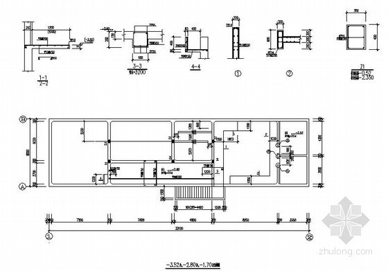 土建结构设计说明资料下载-某矩形水池全套结构设计图