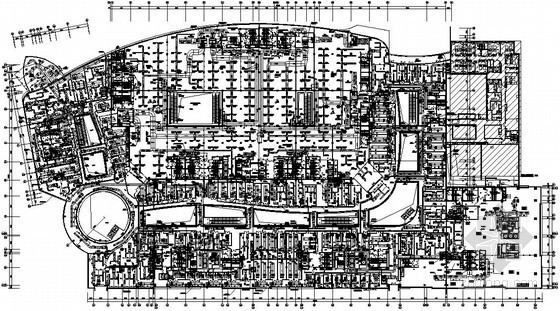 [成都]都市综合体空调通风设计施工图纸180张(30万平米知名设计院)- 