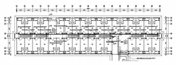多层学生宿舍楼建筑施工图资料下载-某大学学生宿舍楼电气施工图