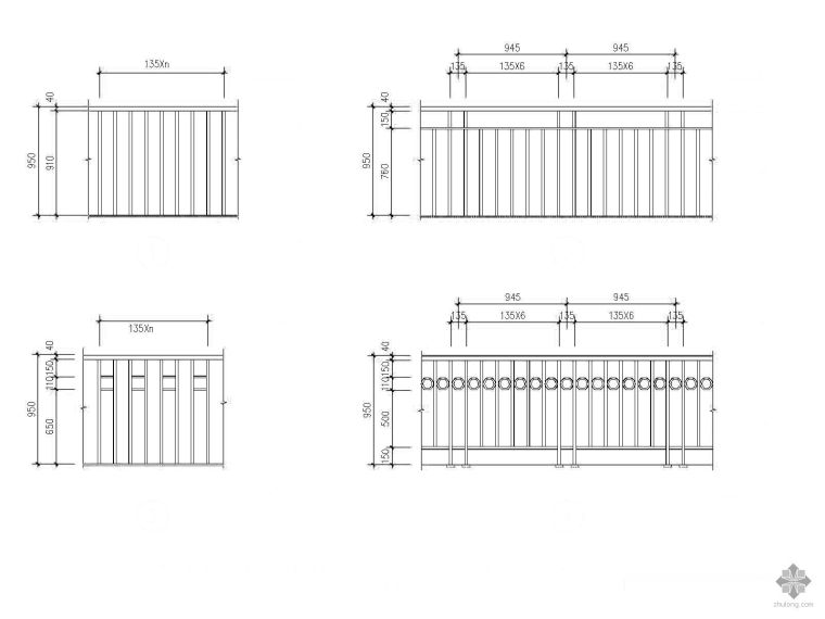 住宅栏杆做法详图_4