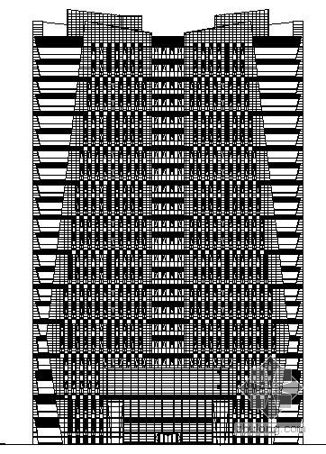 高层能源大厦建筑施工图资料下载-[北京]某国际大厦建筑施工图