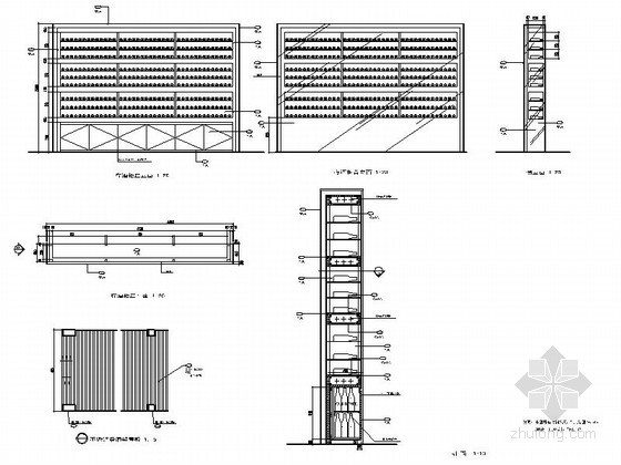 酒吧酒柜节点资料下载-简洁存酒柜详图