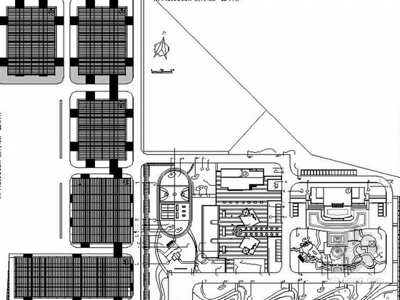 环境设计CAD资料下载-[甘肃]绿色工厂休闲环境设计施工图