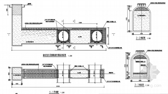 [山东]轨道交通区间工程初步设计图81页（知名大院）-竖井回填示意图
