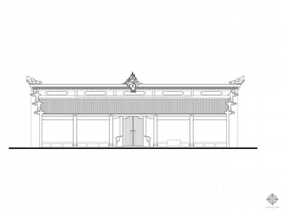 大门改造施工图资料下载-某中学校文物院维修改造工程建筑施工图(另含给排水和电气说明)