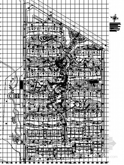 居住区景观总图CAD资料下载-某居住区景观工程总图设计