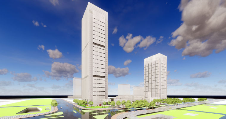  京文商业综合体建筑模型设计（2018年）-B 4
