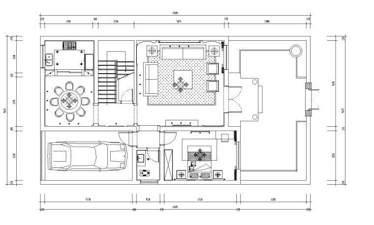 三层中式别墅施工图资料下载-[四川]某中式风格三层别墅施工图