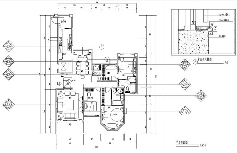 现代简约室内家具CAD资料下载-[江苏]现代简约锦绣半岛居住区室内施工图设计（CAD+实景图）