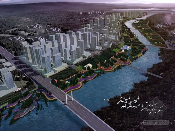 城市综合公园规划规范资料下载-[浙江]生态休闲城市滨江公园景观规划设计方案（北京著名公司）