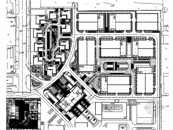 圆形树池木资料下载-[江苏]节能环保产业园初始规划设计施工图